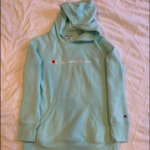 Teal champion hoodie!